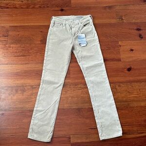 Ag Adriano Goldschmied corduroy jeans.
 light tan. size 25R